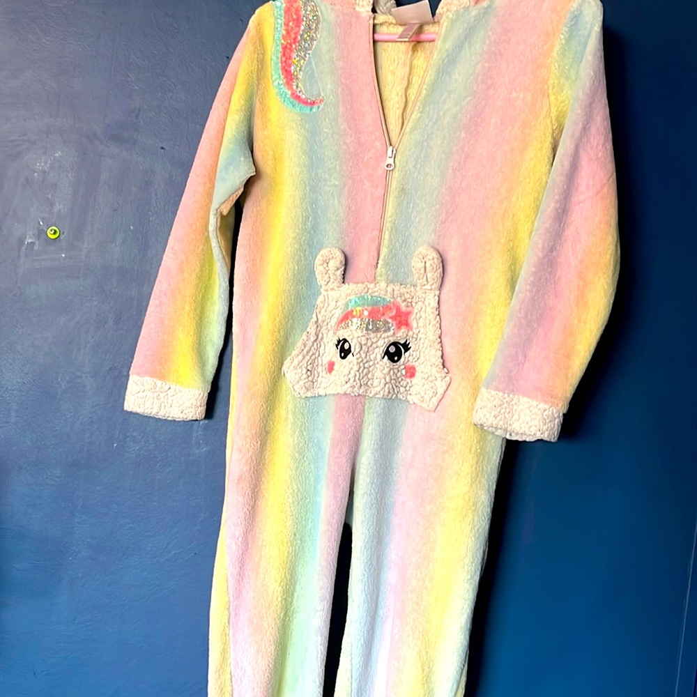 Colorful Unicorn Onesie Pajamas